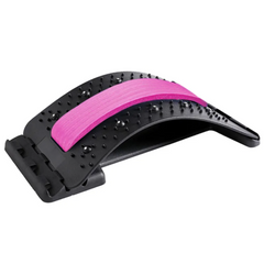 Portable Back Massager | Lumbar Pain Relief & Deep Stretch