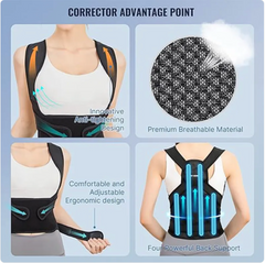 Posture Corrector Back Support Belt | Spinal Alignment & Pain Relief