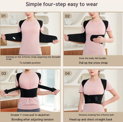 Posture Corrector Brace Black