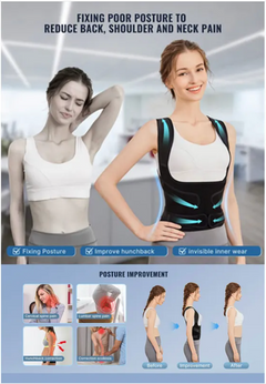 Posture Corrector Back Support Belt | Spinal Alignment & Pain Relief