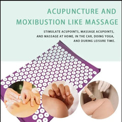 Yoga Acupressure Mat & Pillow Set | Full Body Relief