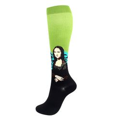 Mona Lisa Compression Socks with Art Design