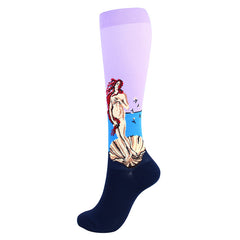 Mona Lisa Compression Socks with Art Design