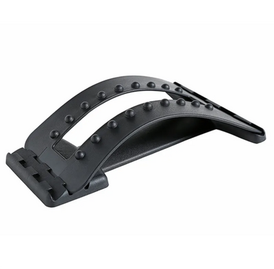Portable Back Massager | Lumbar Pain Relief & Deep Stretch