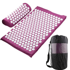 Yoga Acupressure Mat & Pillow Set | Full Body Relief