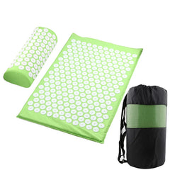 Yoga Acupressure Mat & Pillow Set | Full Body Relief