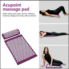 Yoga Acupressure Mat & Pillow Set | Full Body Relief